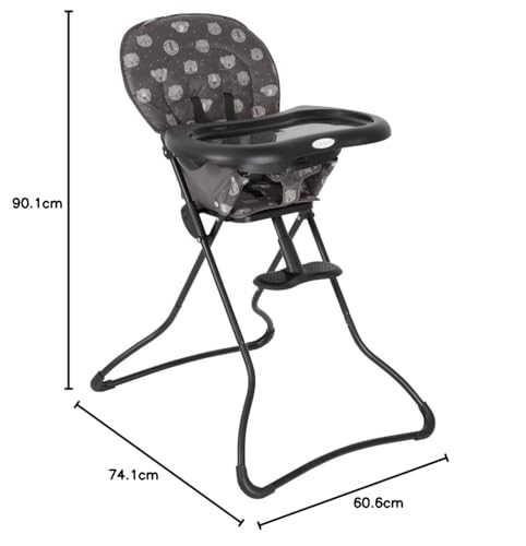 Graco Snack N' Stow Highchair, Compact & Lightweight