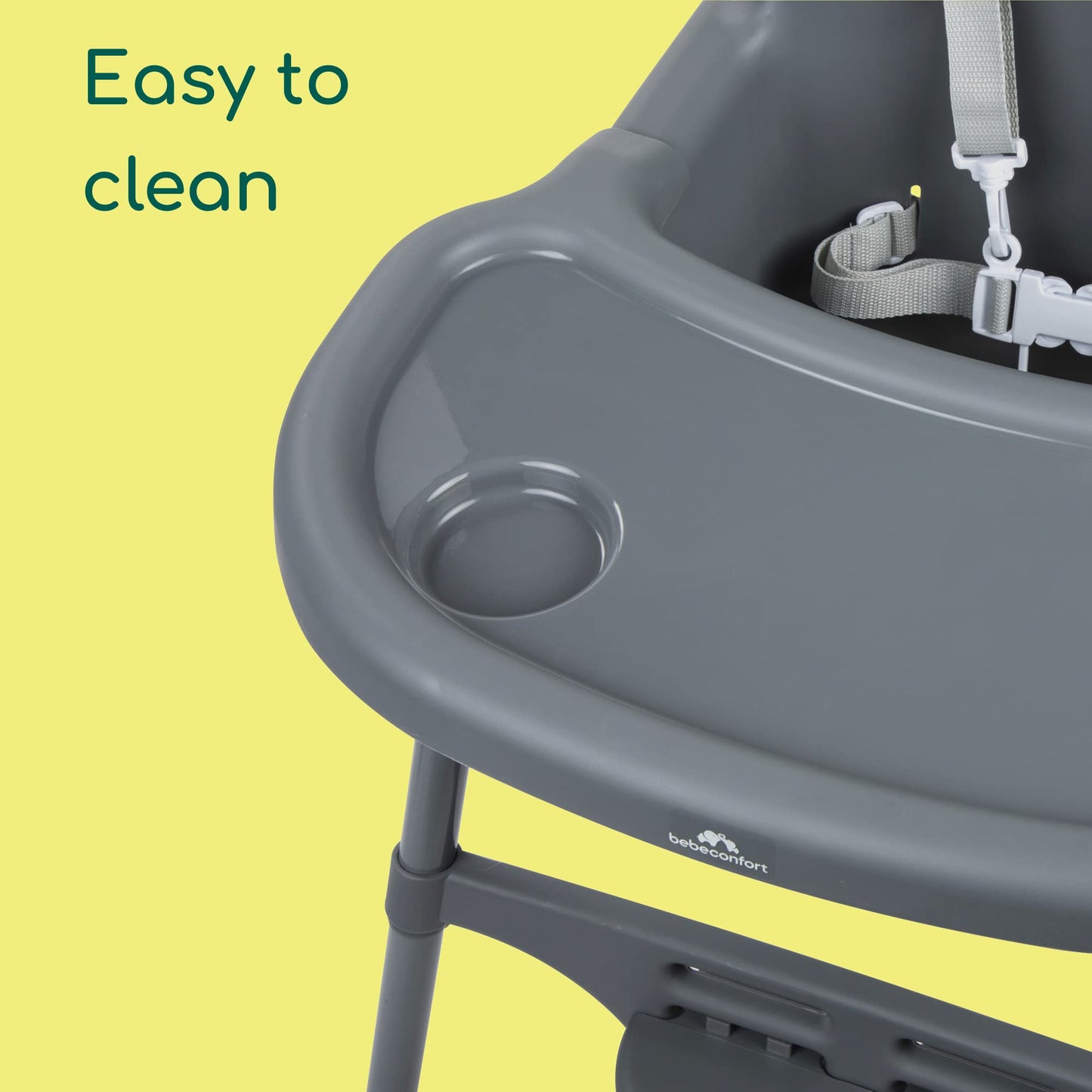 Bebeconfort Meely 2-in-1 Baby Highchair, Dark Grey