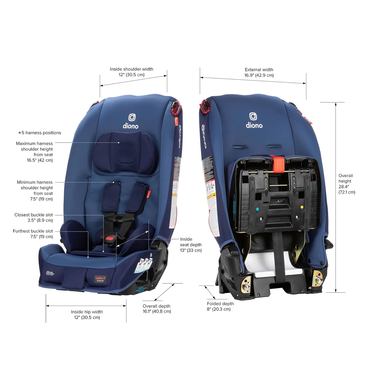 Diono Radian 3R All-in-One Convertible Car Seat