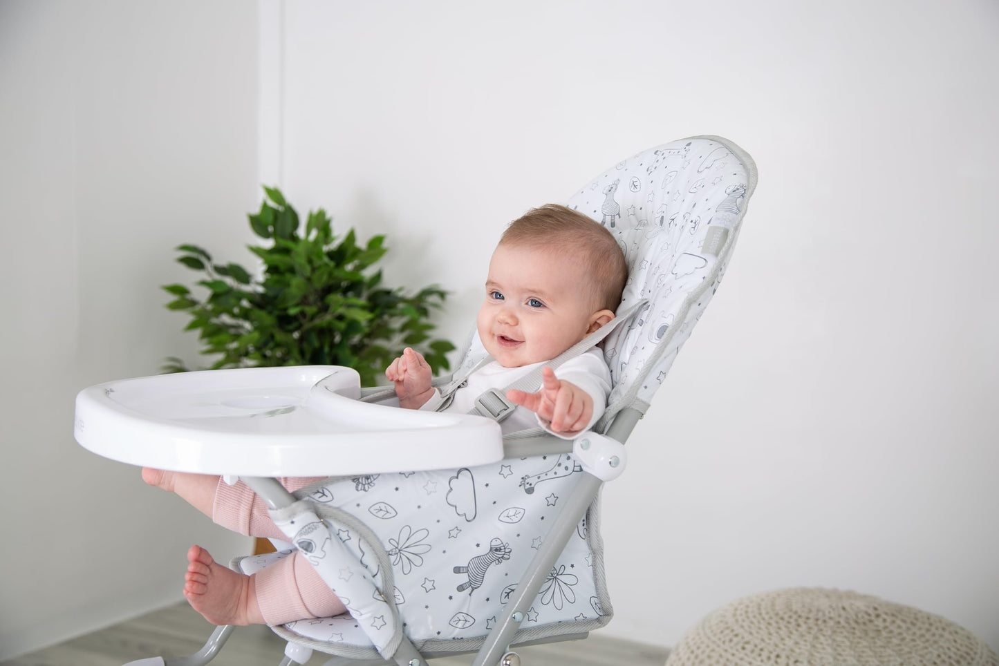 Red Kite Feed Me Compact Folding Highchair - Tree Tops